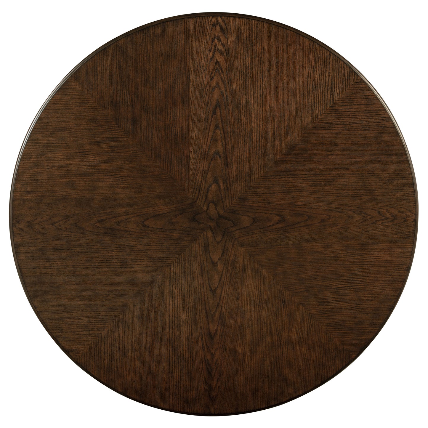 Landon 60-inch Round Wood Pedestal Dining Table Rich Brown