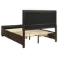 Kauffman Wood Eastern King Storage Panel Bed Dark Cocoa