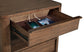 Maderia 2-drawer Nightstand Bedside Table Walnut