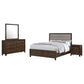 Welsley 4-piece Eastern King Bedroom Set Walnut