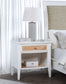 Bexhill 1-drawer Nightstand Bedside Table White