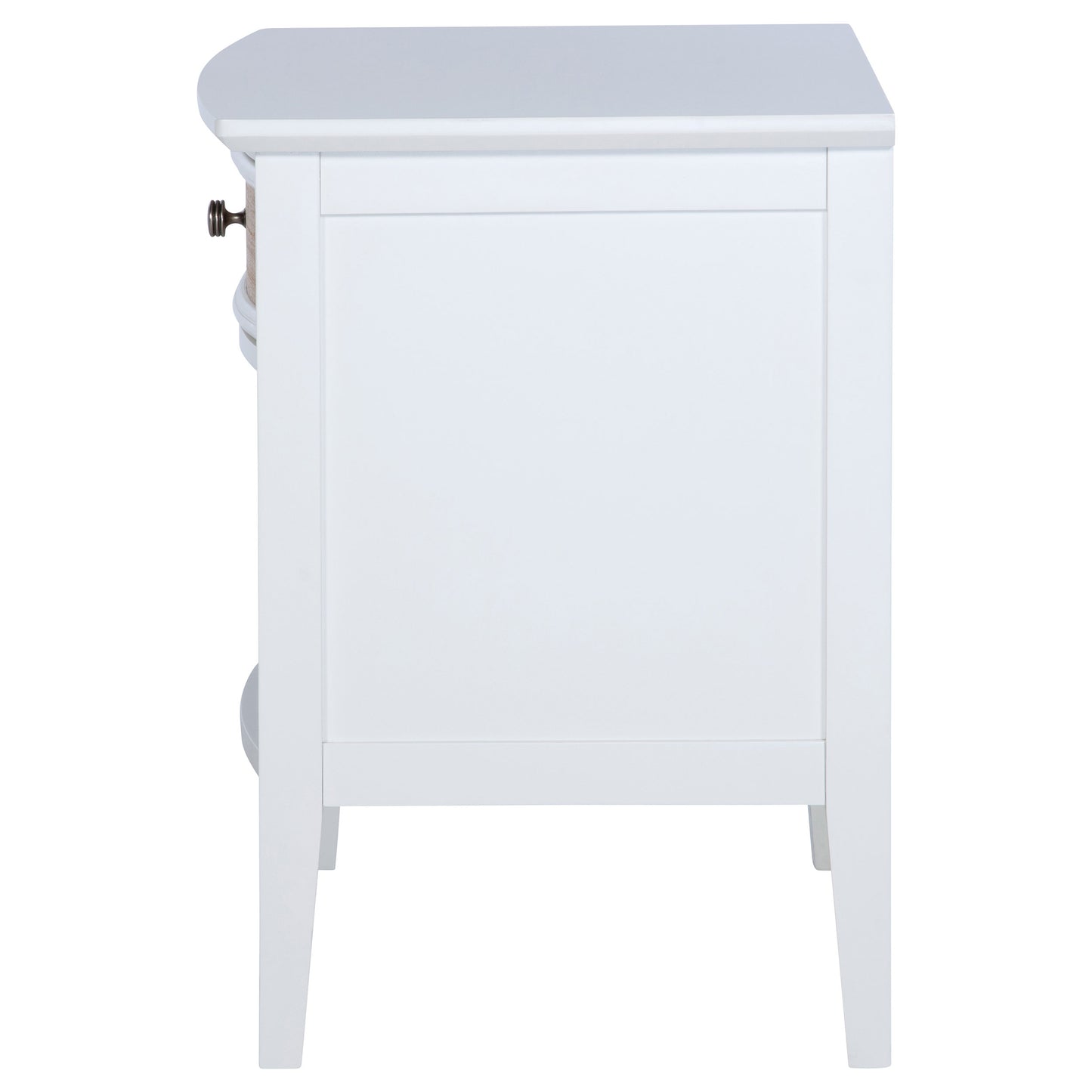 Bexhill 1-drawer Nightstand Bedside Table White