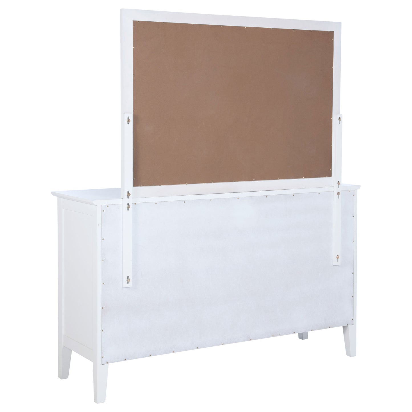 Bexhill 10-drawer Dresser and Mirror White