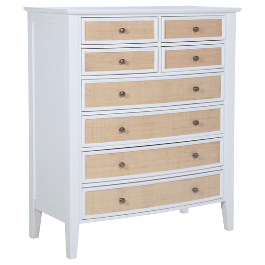 Bexhill 8-drawer Chest of Drawers White