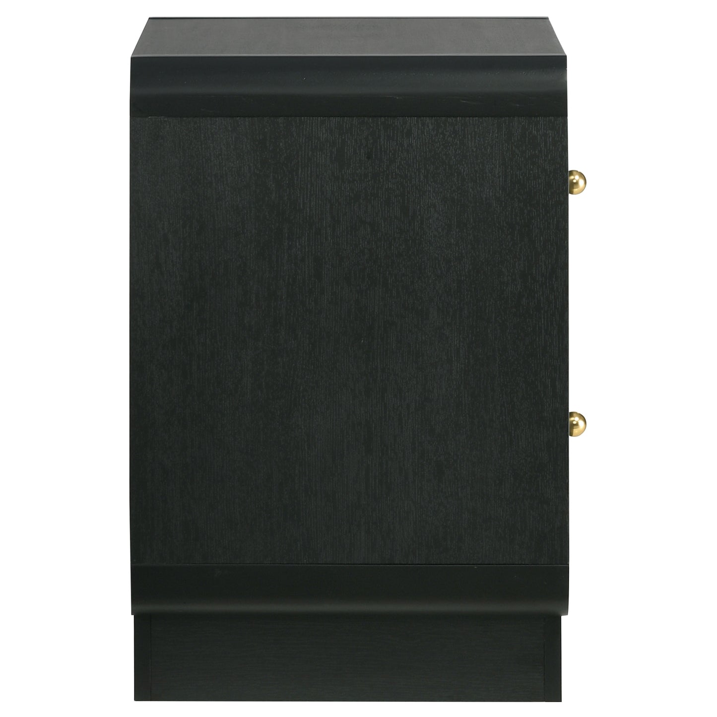 Cavelle 2-drawer Nightstand Bedside Table Black