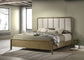 Amsbury 56-inch Upholstered California King Bed Nutmeg