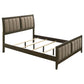 Wilkes 51-inch Upholstered Eastern King Bed Dark Cocoa