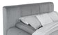 Wilshire Upholstered California King Platform Bed Grey