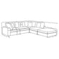 Serene 5-piece Upholstered Modular Sectional Sofa Beige