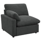 Collins Modular Power Loveseat Dark Grey