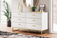 Socalle Queen Panel Headboard with Dresser and 2 Nightstands