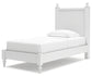 Mollviney Twin Panel Bed with Dresser and 2 Nightstands