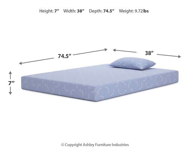 Ikidz Ocean  Mattress And Pillow 2/Cn