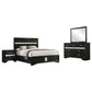 Miranda 4-piece Full Bedroom Set Black