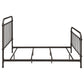 Livingston Metal Full Open Frame Bed Dark Bronze