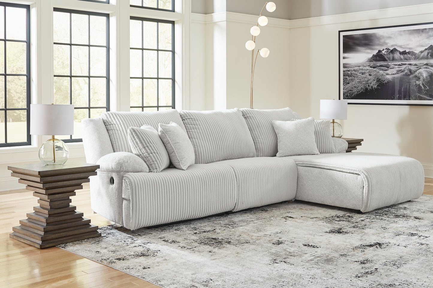 Top Tier 3-Piece Sectional Sofa Chaise