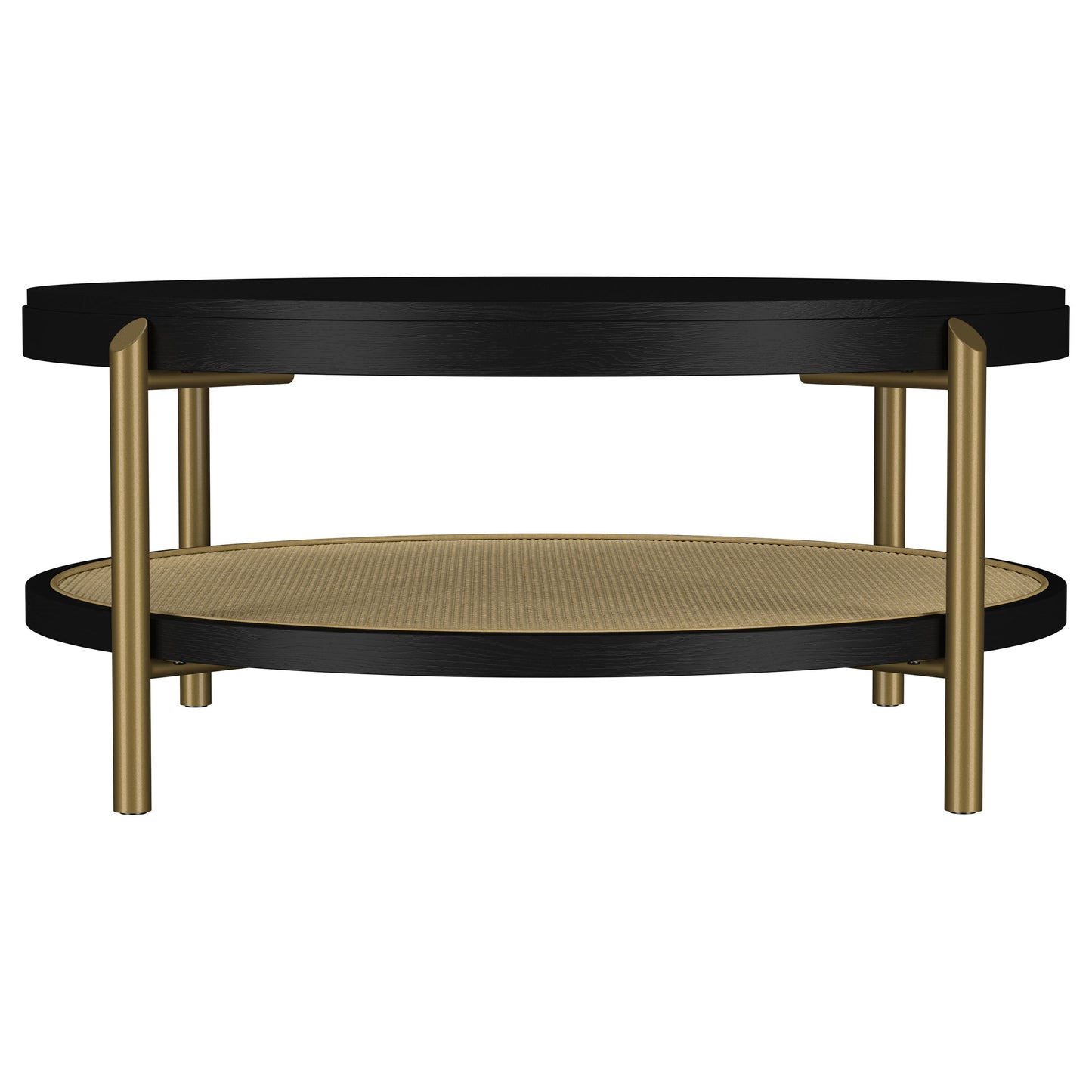 Arini 3-piece Round Coffee and End Table Set Black