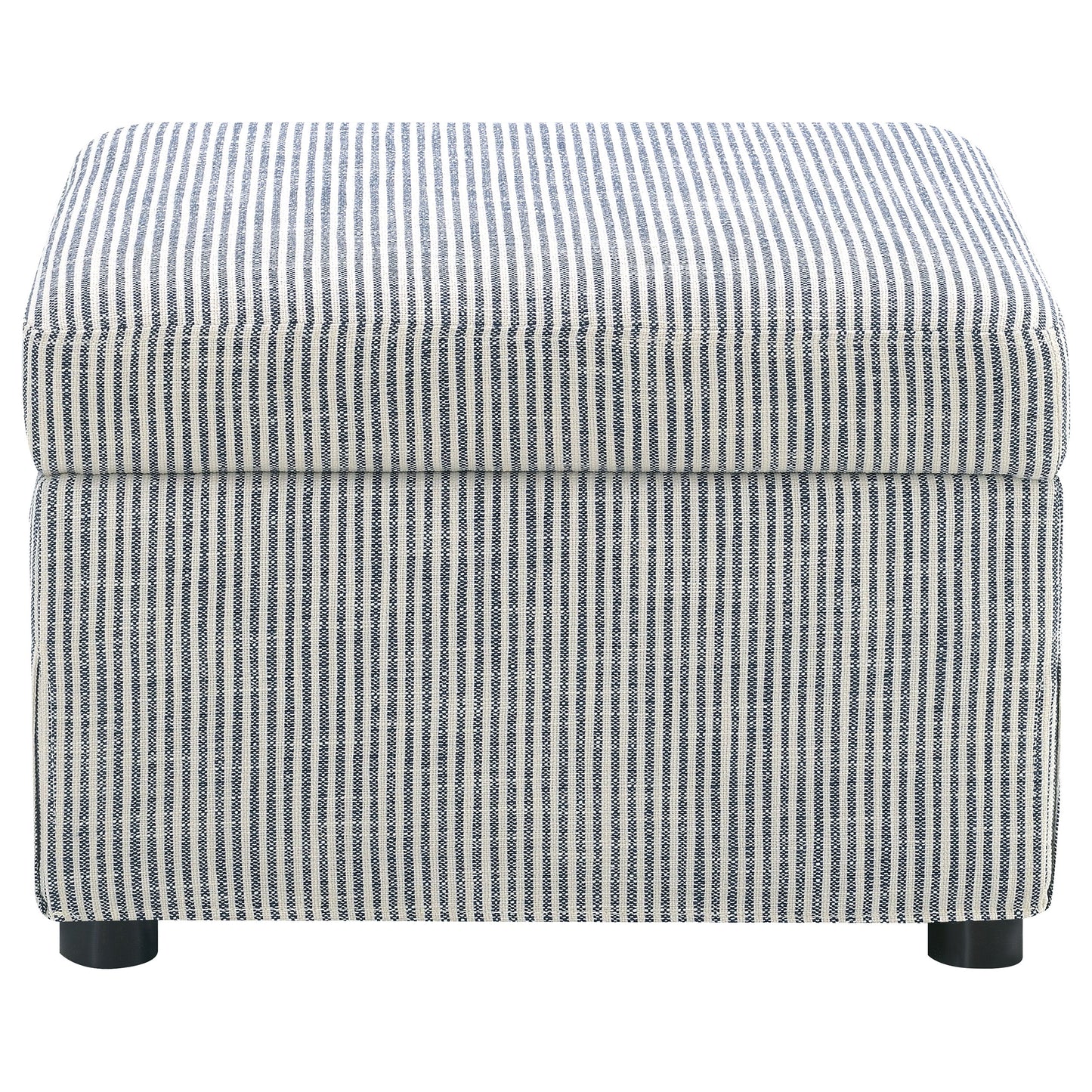 Winter Upholstered Hydraulic Lift Top Storage Ottoman Grey