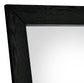 Cadence Tempered Glass Full Length Standing Mirror Black Oak