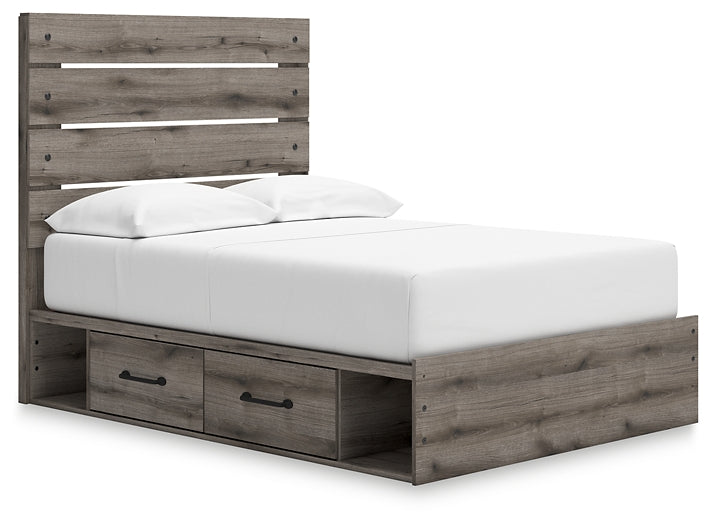 Graystorm  Panel Storage Bed