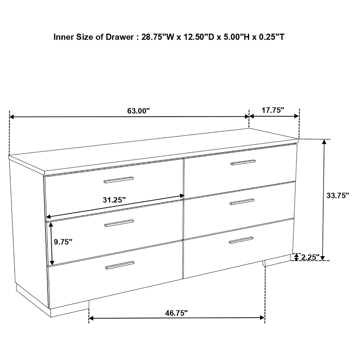 EASTERN KING BED 5 PC SET