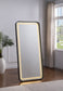 Glendora LED Standing Mirror with Bluetooth Speaker Black