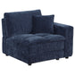 Atlantic 7-piece Upholstered Modular Sectional Sofa Blue