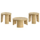 Artina 3-piece Rattan Coffee and End Table Set Natural