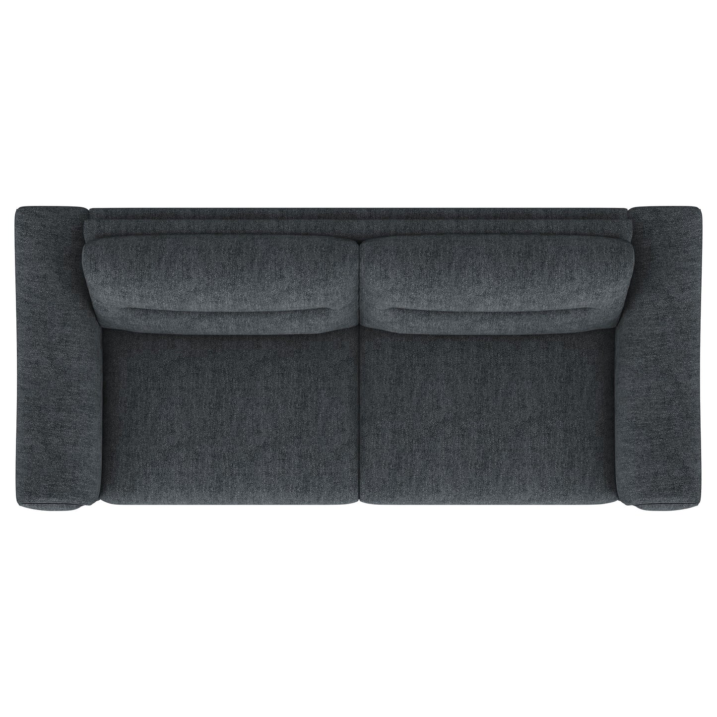 Nolan Upholstered Sloped Track Arm Sofa Charcoal