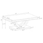 Kerwin 2-piece Rectangular Coffee and End Table Set Chrome