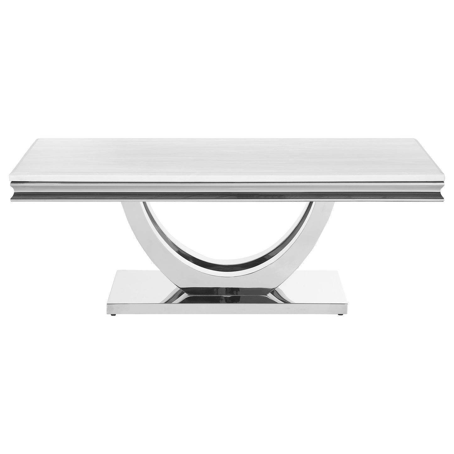 Kerwin 3-piece Rectangular Coffee and End Table Set Chrome