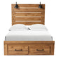 Pasklyn Queen Panel Storage Bed