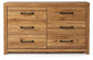 Pasklyn Six Drawer Dresser