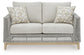 Seton Creek Outdoor Sofa and Loveseat with Coffee Table