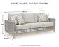 Seton Creek Outdoor Sofa and Loveseat with Coffee Table
