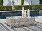 Seton Creek Outdoor Sofa and Loveseat with Coffee Table