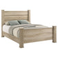Oakglen 55-inch Queen Panel Bed Weathered Oak