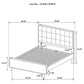 Robyn 4-piece California King Bedroom Set Light Ash